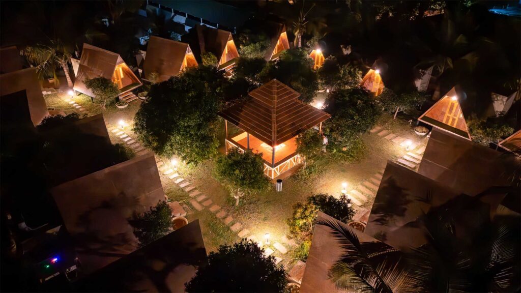 Wooden Huts